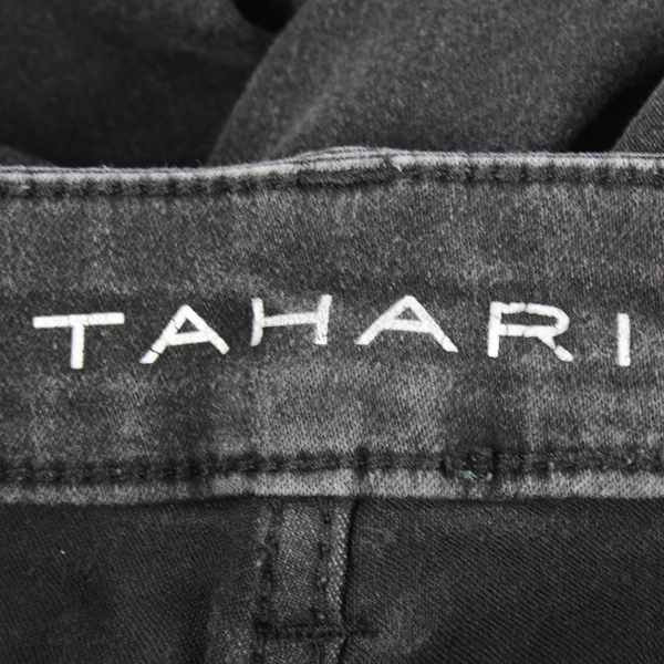 Tahari Women's 6/28 Black Skinny Stretch Jeans