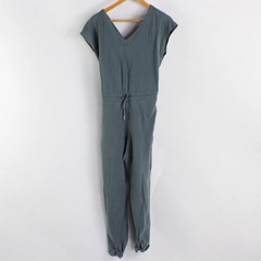 Patagonia Women's S V-neck Cutaway Back Jumpsuit Organic Cotton
