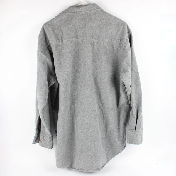 Keystone Casuals Gray Reg Long Sleeve 34 Neck L 16.5 Button Up Shirt Men's