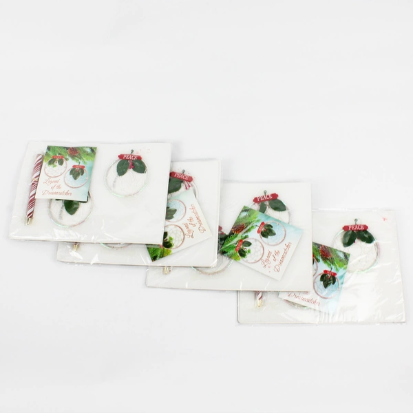 NIP Lot of 10 Dreamcatcher Winter Holiday Christmas Tree Ornaments