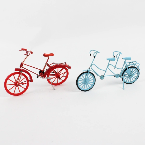 Lot of 7 Decorative Miniature Bicycles and Tricycles