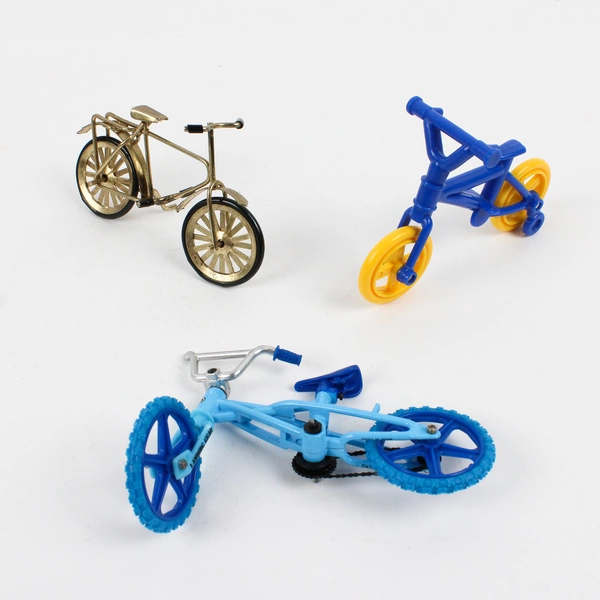 Lot of 7 Decorative Miniature Bicycles and Tricycles