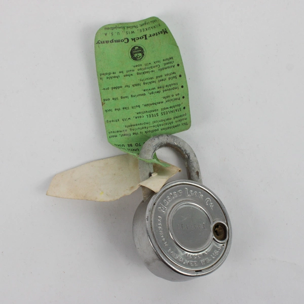 VTG Master Lock Co. Padlock with Combination FLAW