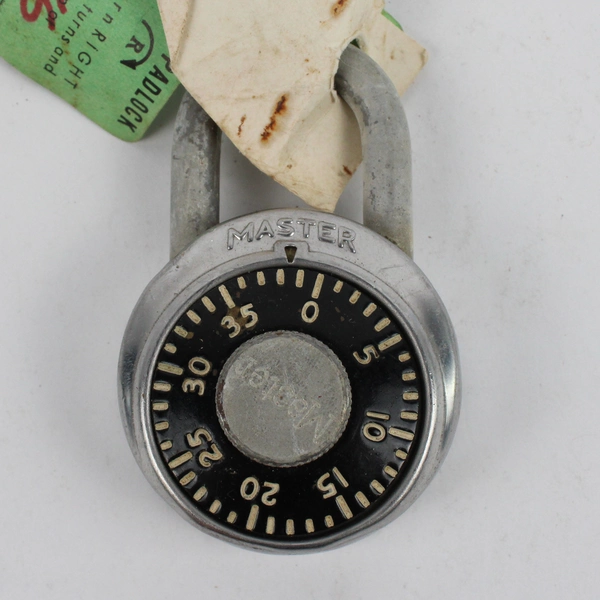 VTG Master Lock Co. Padlock with Combination FLAW