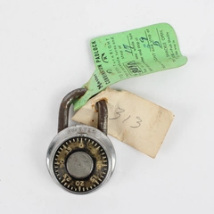 Vintage Master Lock Co. Padlock with Combination FLAW
