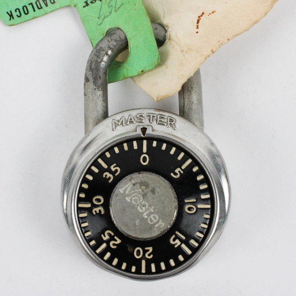Vintage Master Lock Co. Padlock with Combination
