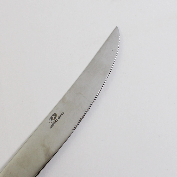 Mossy Oak Stainless Flatware M801 Pattern Solid Steak Knife 9.25 Inches