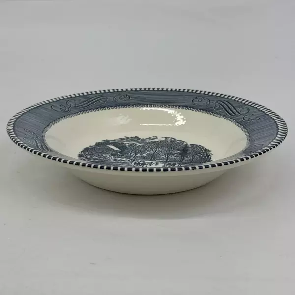 Royal China Currier & Ives Early Winter Soup Bowl