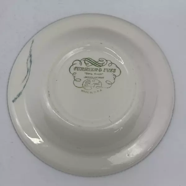 Royal China Currier & Ives Early Winter Soup Bowl
