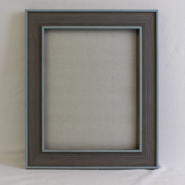 Lot of 2 Grey Isaac Jacobs Desk Picture Frames WG01-BR81 Various Sizes