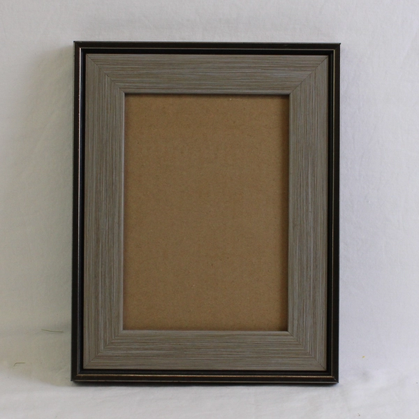 Lot of 2 Grey Isaac Jacobs Desk Picture Frames WG01-BR81 Various Sizes