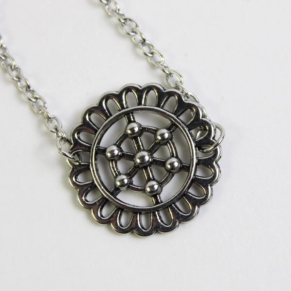 Paparazzi Lunar Lotus Necklace And Earring Set