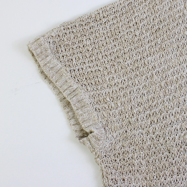 G.H. Bass & Co. Beige Open-Knit Short-Sleeve Shrug Women's Size XL