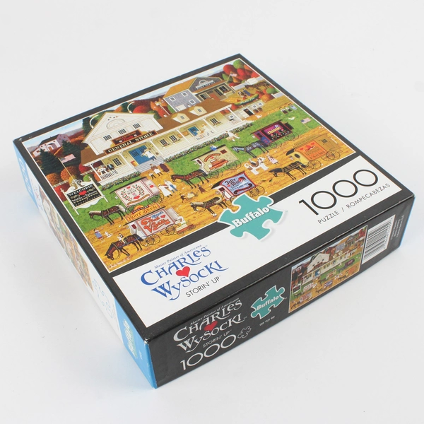 Charles Wysocki Jigsaw Puzzle: Storin' Up 1000 Pcs. Complete