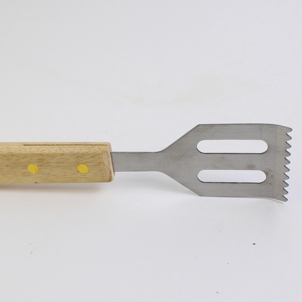 Jim Beam 12" Grill BBQ Tongs with Wooden Handles