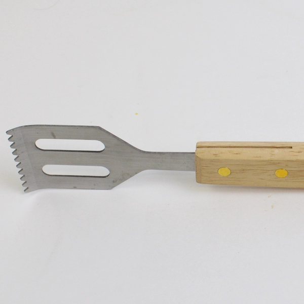 Jim Beam 12" Grill BBQ Tongs with Wooden Handles