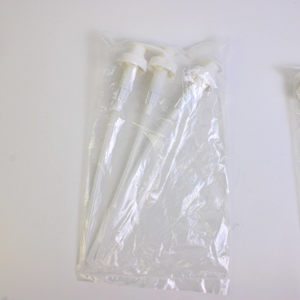 Lot of 5 White Plastic Soap Pump Dispenser Tops 12.5" New Sealed