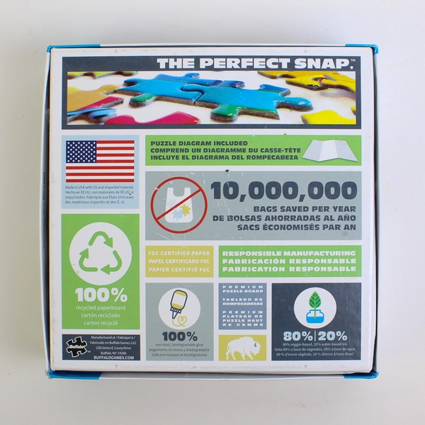 Charles Wysocki Jigsaw Puzzle Blossom River Junction 1,000 Pcs. Complete