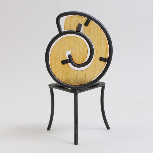 Unbranded Tealight/Votive Candle Holder Metal/Glass 5.75" Tall