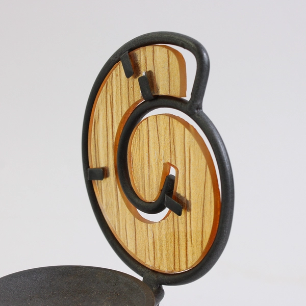 Unbranded Tealight/Votive Candle Holder Metal/Glass 5.75" Tall