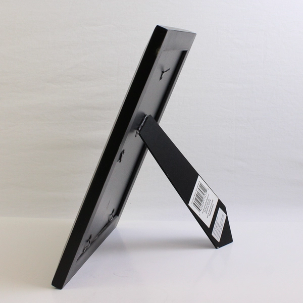 Heavy Black Wood Beveled Edge Photo Frame 10x12"