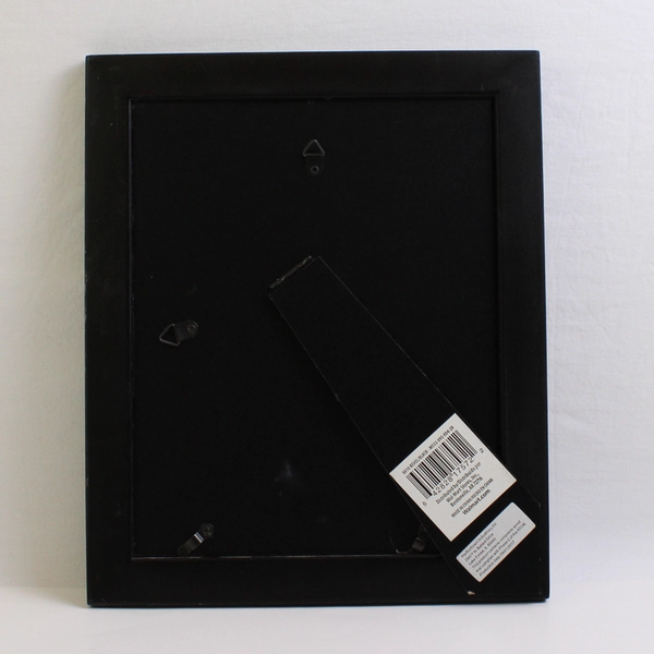 Heavy Black Wood Beveled Edge Photo Frame 10x12"