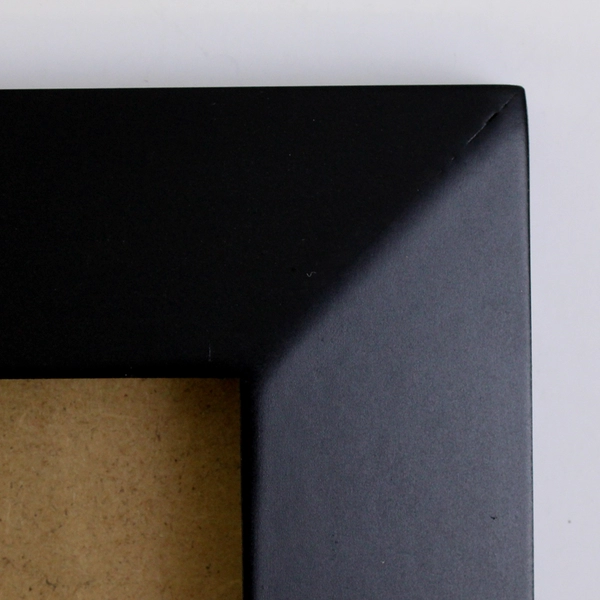 Heavy Black Wood Beveled Edge Photo Frame 10x12"