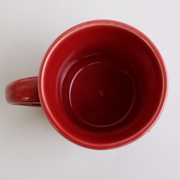 2010 Homer Laughlin Fiesta Scarlet Square Bottom Coffee Mug