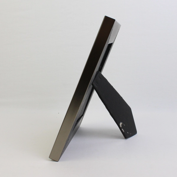 Silver Metal & Glass Photo Frame 3.8x5.8 Picture Holder 7"x9" Decorative Frame