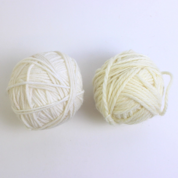 13 Oz Lot of White and Off-White Yarn Knit Crochet Crafts