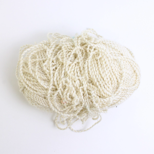 13 Oz Lot of White and Off-White Yarn Knit Crochet Crafts