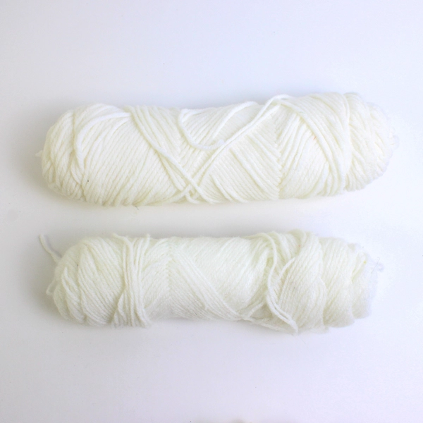 13 Oz Lot of White and Off-White Yarn Knit Crochet Crafts
