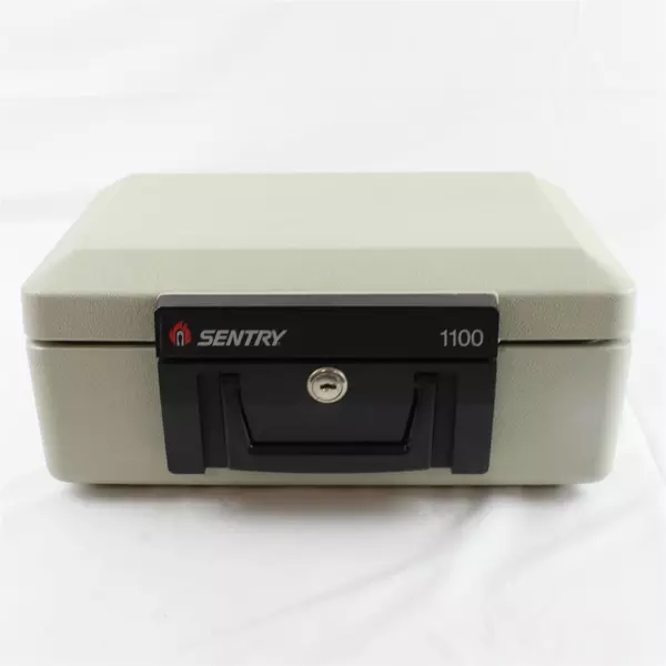Sentry Fire Resistant Locking Safe Box Model 1100 Without Key