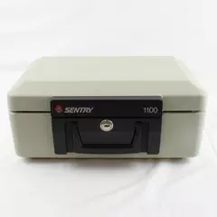 Sentry Fire Resistant Locking Safe Box Model 1100 Without Key