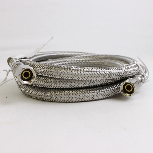 DuraTrac Ice Maker Line Stainless Steel Braided 1/4" x 1/4" x 72"