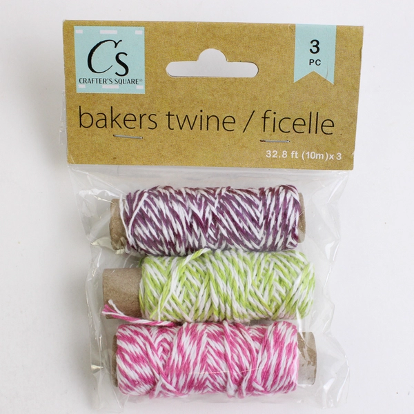 2 Packs of 3 Crafter's Square Bakers Twine New Sealed