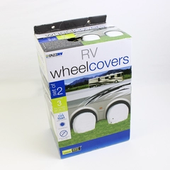 DazzRV Smart Solutions Set Of 2 RV Wheel Covers Model 3 (Fits Tire 29" - 31.75")