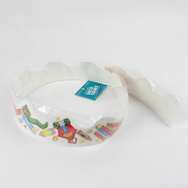 VTG 1990 Eureka Schooltime Deco Trims 28 ft Total Bulletin Board Decor