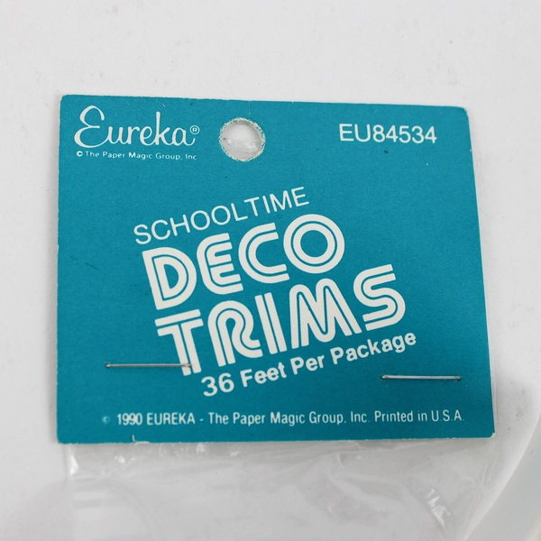 VTG 1990 Eureka Schooltime Deco Trims 28 ft Total Bulletin Board Decor