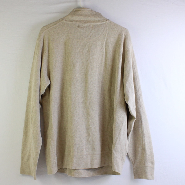 Great Northwest Clothing Company Men's XL Beige 1/4 Zip Sweater