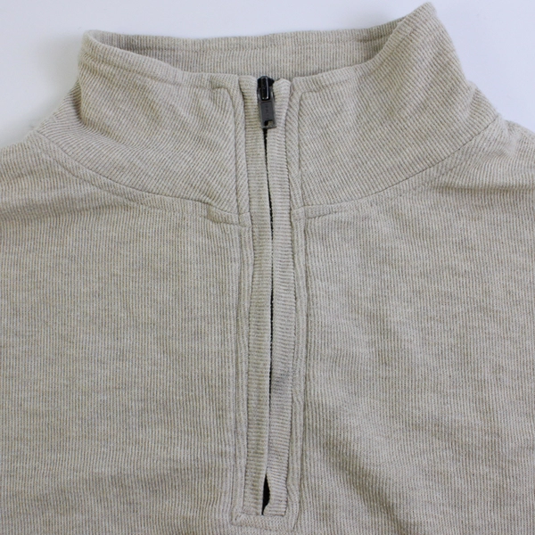 Great Northwest Clothing Company Men's XL Beige 1/4 Zip Sweater