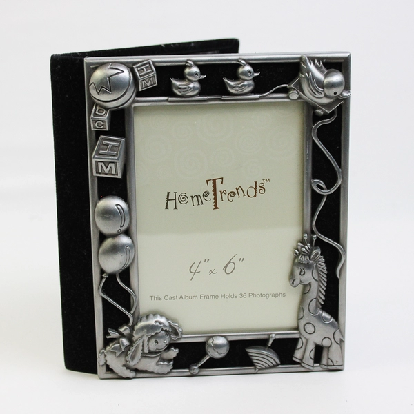 Home Trends Metal Kids' Designs on Front Photo Album Holds 36 Photos 4x6