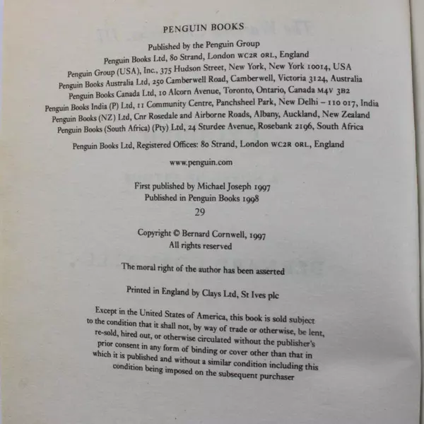 Excalibur by Bernard Cornwell Book 3 of Warlord Chronicles Trilogy - Paperback 