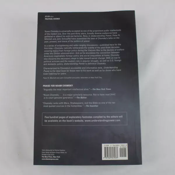 Understanding Power The Indispensable Chomsky Paperback