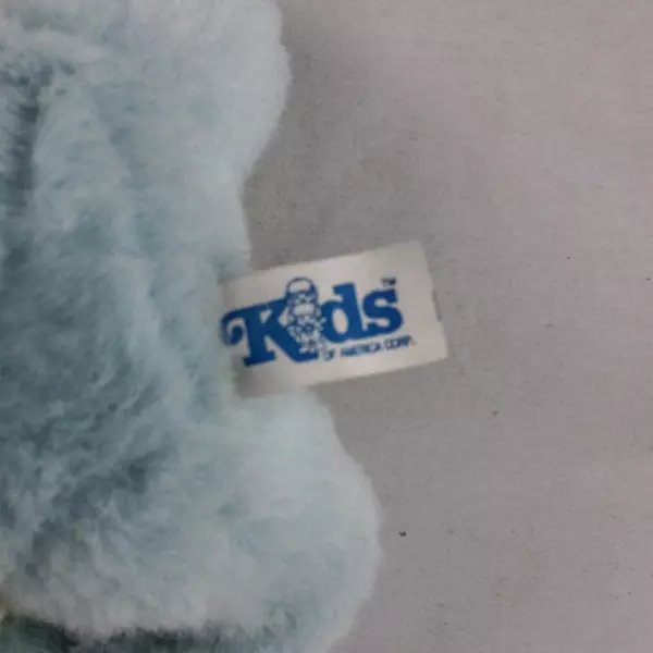 Blue Plush Easter Bunny Soft Toy with Carrot Sweater 9.5" Tall Gift Decor