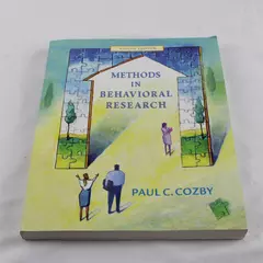 Methods in Behavioral Research by Paul C. Cozby Paperback 