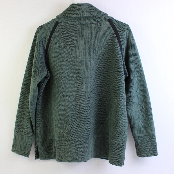 Unbranded Women's M/L Green and Black Turtleneck Pullover Sweater