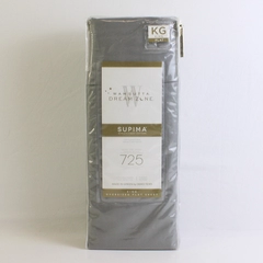 Wamsutta Dream Zone 725-Thread-Count King Oversized Flat Sheet Gray