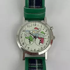 Snowman Musical Watch Plays Jingle Bells Quartz Movement Needs New Battery