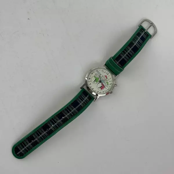 Snowman Musical Watch Plays Jingle Bells Quartz Movement Needs New Battery